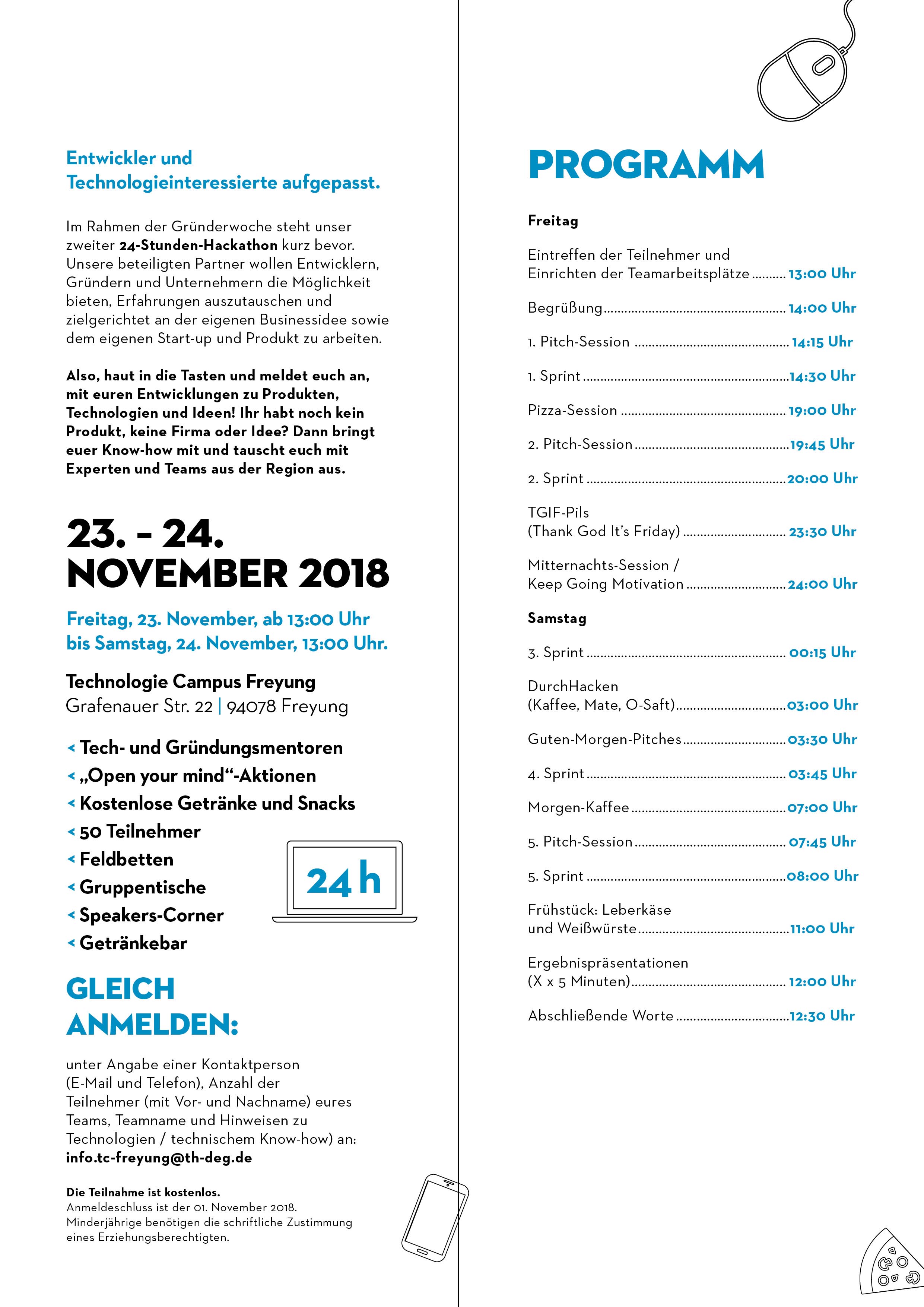 Hackathon Flyer Seite 2