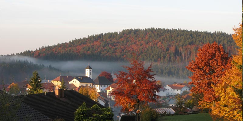 Gemeinde Mauth im Herbst