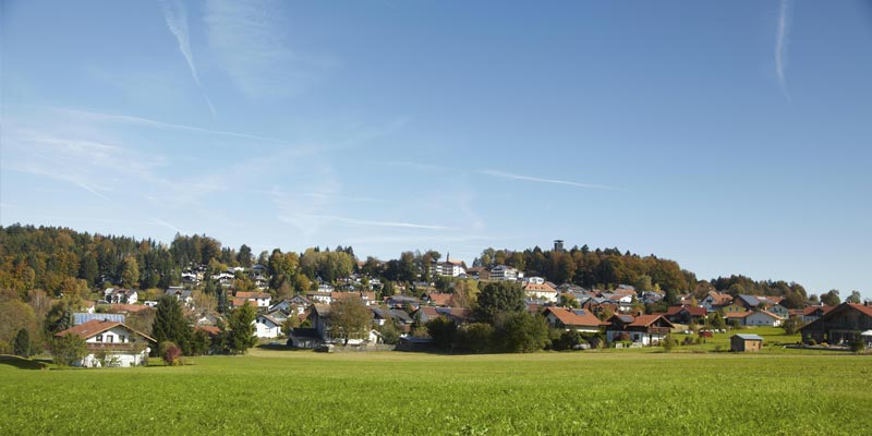 Gemeinde Spiegelau im Sommer